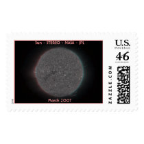 Sun - STEREO - 3-D - NASA - JPL postage
