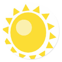 Sun Sticker