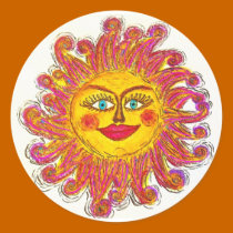 Sun Sticker