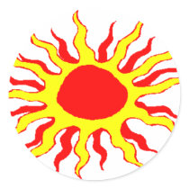 Sun stickers