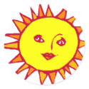 Sun stickers