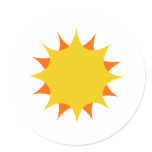 Sun stickers