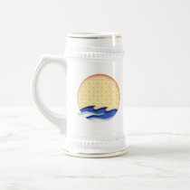 Sun & Surf Graphic Logo Coffee Mug