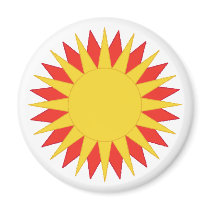 Sun Symbol magnets by rmadigan Sun Symbol magnets