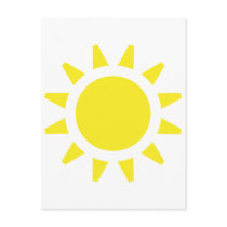 Sun Symbol Postcard