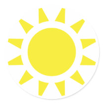 Sun Symbol Sticker