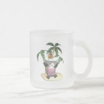 sun tanning penguin mugs