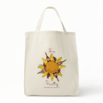 Sun Tasting - Organice Grocery Tote (natural) bags