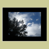 Sun Through The Clouds postcards