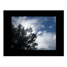 Sun Through The Clouds Postcard