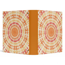 Sun Tie Dye 3 Ring Binder