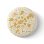 Sun Tortoise Button