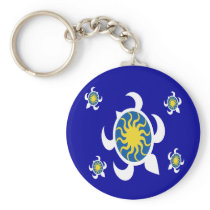 Sun Turtles Keychain
