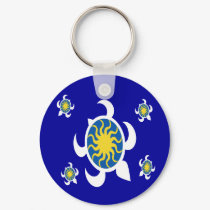 Sun Turtles Keychain