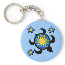 Sun Turtles Keychain