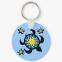 Sun Turtles Keychain by wingedturtle Sun Turtles Keychain