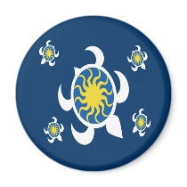 Sun Turtles Magnets