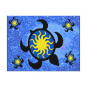 Sun Turtles Notes Card postcards