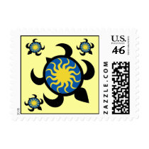 Sun Turtles Stamps