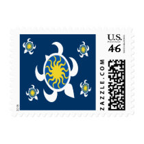 Sun Turtles Stamps