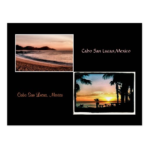 sun up sun down cabo is beautiful #2 postcard