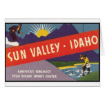Sun Valley Idaho Greeting Cards