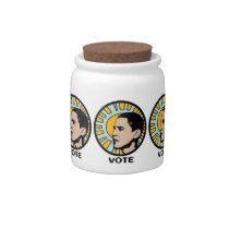 Sun Vote Obama 2012 Candy Jar