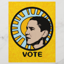 Sun Vote Obama 2012 Flyer