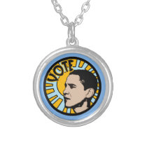 Sun Vote Obama 2012 Necklace