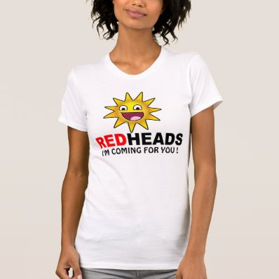 SUN VS. REDHEAD FUNNY SHIRT