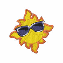 Sun with Shades embroidered shirts by ZazzleEmbroidery Sun with Shades embroidered shirts