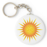 Sun with swirls key chain
