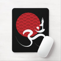 Sun, Yoga & Om Mousepad