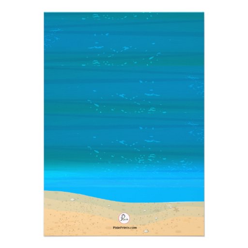 Sunbathing Time Retirement Party Invitation