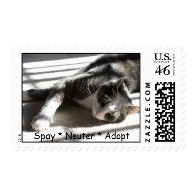 Sunbeam Gabe Spay * Neuter * Adopt Stamp by RozSmith