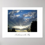 Sunbeams in the Sky Print Sunbeams in the Sky Print