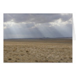 Sunbeams Over The Plain Greeting Cards