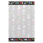 Sunbonnet Sue and Pansies (1950's Inspired) Stationery Design