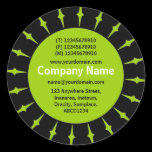 SunBurst 05 Business - Martian Green stickers