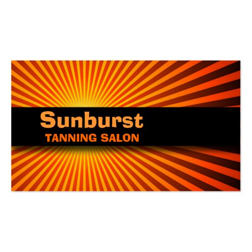 Sunburst Business Card (front side)