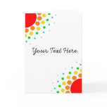 Sunburst cards
