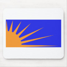 Sunburst Flag Mouse Pad
