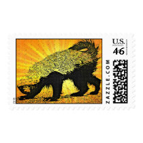 Sunburst Honey Badger Stamp