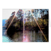 Sunburst over the Clinch River Greeting Card