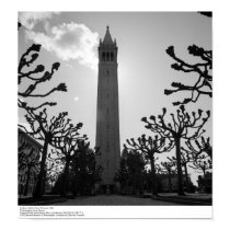 Sunburst, Sather Tower, February 1966 posters
