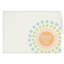 Sunburst Thank You Note cards