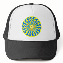 sunchevron Spin Mandala hats by market666 sunchevron Spin Mandala hats