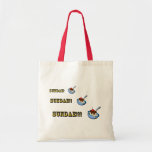 Sundae! Sundae!! Sundae!!! Canvas Bags