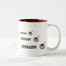 Sundae! Sundae!! Sundae!!! Coffee Mugs