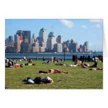 Sunday Afternoon in Hoboken Greeting Card